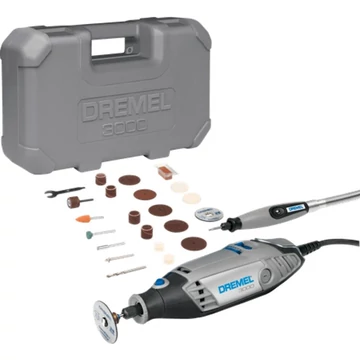 Dremel többfunkciós szerszám 3000-1/25 szürke, 130 watt, 25 darabos tartozékok, tok