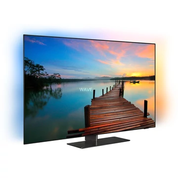 Philips 65OLED818/12, OLED televízió 164 cm (65 hüvelyk), sötétszürke, UltraHD/4K, WLAN, Ambilight, Dolby Vision, 120 Hz-es panel