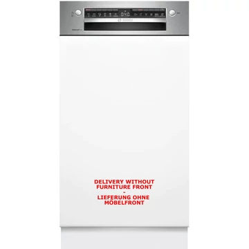 Bosch SPI4HKS49E Series 4, mosogatógép rozsdamentes acél, 45 cm, Home Connect