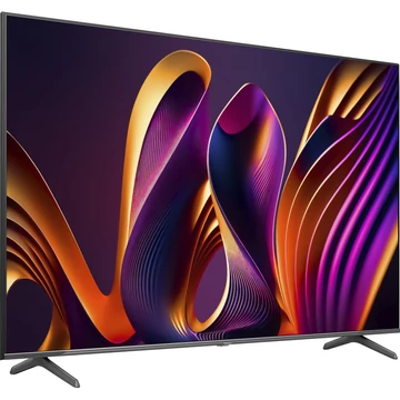 Hisense 55E77NQ PRO, QLED televízió 139 cm (55 hüvelyk), ezüst, UltraHD/4K, hármas tuner, PVR, 120 Hz-es panel