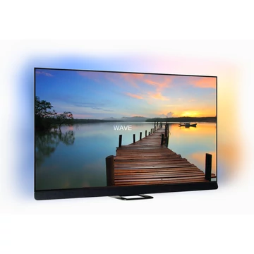 Philips 55OLED908/12, OLED televízió 139 cm (55 hüvelyk), antracit, UltraHD/4K, HDR, Dolby Atmos, Ambilight, 120 Hz-es panel