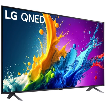 LG 65QNED80T6A, LED televízió 164 cm (65 hüvelyk), fekete, UltraHD/4K, QNED, WLAN, LAN, Bluetooth, HDR10, hármas tuner