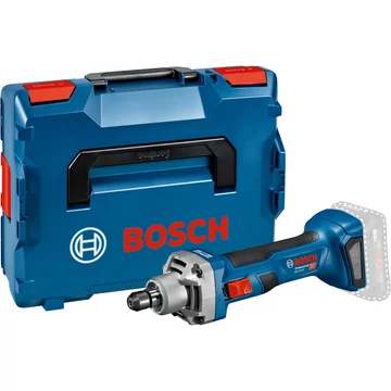 Bosch akkus egyenes köszörű GGS 18V-20 Professional solo kék/fekete, akkumulátor és töltő nélkül, L-BOXX-ban