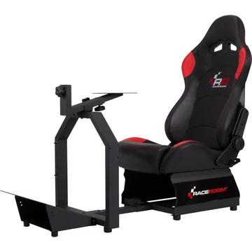 RaceRoom Game Seat RR3033, Sim Rig fekete/piros