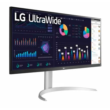 LG 34WQ500-B, LED monitor 87 cm (34 hüvelyk), fekete, UW-FullHD, IPS, HDR, AMD Free-Sync, 100 Hz panel