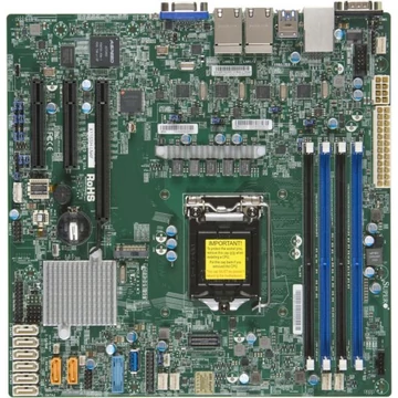 Supermicro X11SSH-F, alaplap VGA SATA3 USB 3.0 2x G-LAN