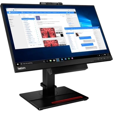 Lenovo Tiny-In-One 22, LED monitor 55 cm (22 hüvelyk), fekete, FullHD, IPS, webkamera