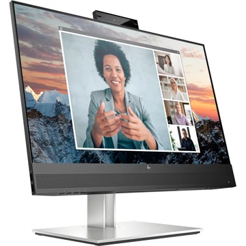 HP E24m G4, LED monitor 61 cm (24&quot;), fekete/ezüst, FullHD, IPS, webkamera, 75 Hz