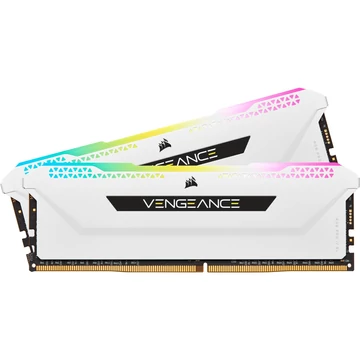 Corsair DIMM 32 GB DDR4-3600 (2x 16 GB) dual kit, fehér RAM, CMH32GX4M2D3600C18W, Vengeance RGB PRO SL, INTEL XMP