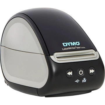 Dymo LabelWriter 550 Turbo, címkenyomtató fekete/szürke, USB, LAN, 2112723