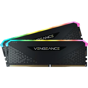 Corsair DIMM 32 GB DDR4-3200 (2x 16 GB) dual kit, fekete RAM, CMG32GX4M2E3200C16, Vengeance RGB RS, INTEL XMP