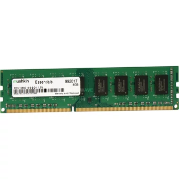 Mushkin DIMM 8 GB DDR3-1333, RAM 992017, Essentials, Lite Retail