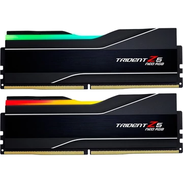 G.Skill DIMM 32 GB DDR5-6000 (2x 16 GB) dual kit, fekete RAM, F5-6000J3636F16GX2-TZ5NR, Trident Z NEO RGB, AMD EXPO