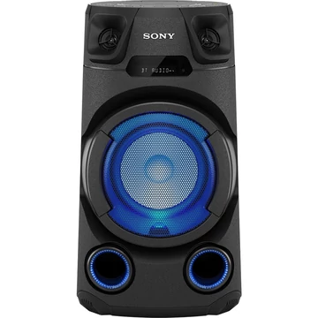 Sony Partybox MHC-V13D, kompakt rendszer fekete, Bluetooth, jack, USB, CD lejátszó, rádió