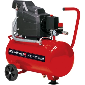 Einhell kompresszor TC-AC 190/24/8 piros, 1100 watt