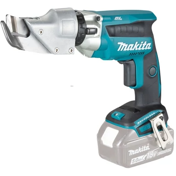 Makita akkus íves olló DJS131Z, 18 volt, 1,3 mm, bádogvágó kék/fekete, akkumulátor és töltő nélkül