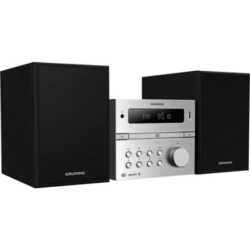 Grundig CMS 4200, kompakt rendszer ezüst/fekete, Bluetooth, DAB+, CD, FM