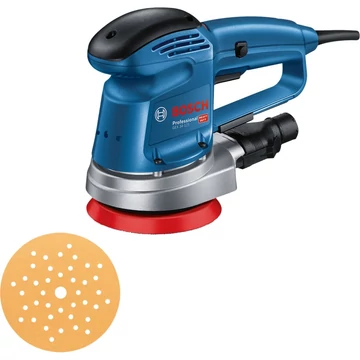 Bosch excentercsiszoló GEX 34-125 Professional kék/fekete, 340 watt