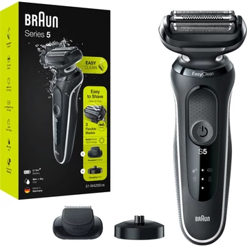 Braun Series 5 51-W4200cs, borotva fekete/fehér