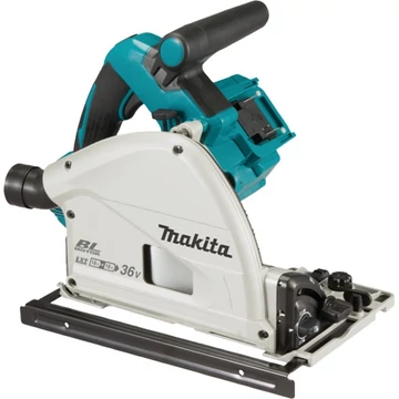 Makita akkus merülőfűrész DSP600ZJ, 56mm, 36V (2x18V), kézi körfűrész kék/fekete, akkumulátor és töltő nélkül