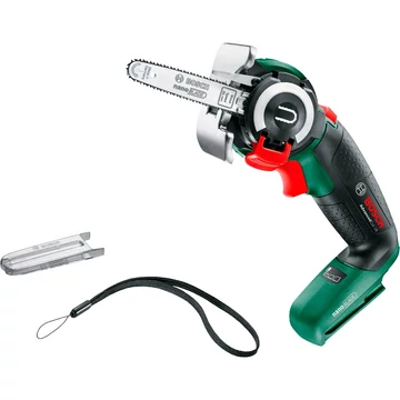 Bosch akkus fűrész NanoBlade AdvancedCut 18 solo, 18 volt, zöld/fekete láncfűrész, akkumulátor és töltő nélkül, POWER FOR ALLIANCE