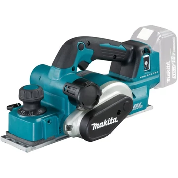 Makita akkus gyalu DKP181ZU, 18 V, elektromos gyalu kék/fekete, akkumulátor és töltő nélkül