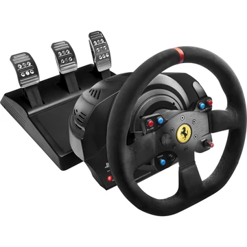 Thrustmaster T300 Ferrari Integral Racing Wheel, fekete kormánykerék, Alcantara Edition