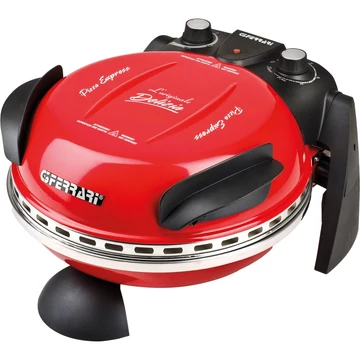 G3 Ferrari Delizia pizza sütő G10006 piros/fekete, 1200 watt, pizzához Ø 31cm