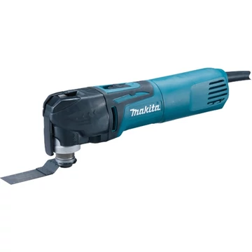 Makita többfunkciós szerszám TM3010CX4J kék/fekete, MakPac 2-es méret, 320 watt, 41 db. Kiegészítő készlet