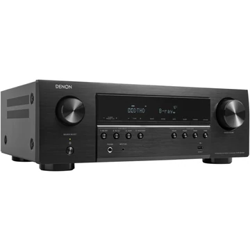 Denon AVR-S 670H, AV-vevő fekete, HEOS beépített, 8K HDMI, WLAN, Bluetooth