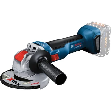 Bosch X-LOCK akkumulátoros sarokcsiszoló GWX 18V-10 Professional solo, 18V kék/fekete, akkumulátor és töltő nélkül