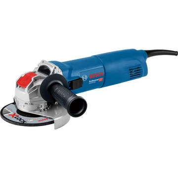 Bosch X-LOCK sarokcsiszoló GWX 14-125 Professional kék, 1400 watt, gyémánt vágótárcsával