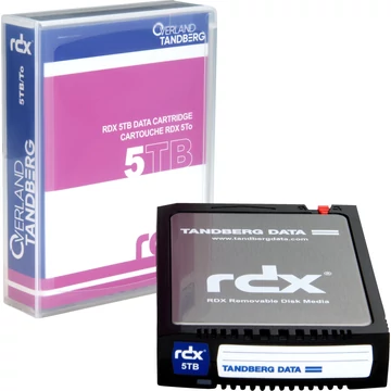 Tandberg RDX Cartridge 5 TB, cserélhető lemezes adathordozó