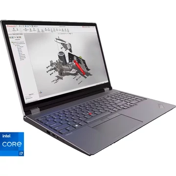 Lenovo ThinkPad P16 G2 (21FA0006GE) (szürke/fekete, Windows 11 Pro 64 bites, 40,6 cm-es (16 hüvelykes) és 60 Hz-es kijelző, 1 TB SSD)