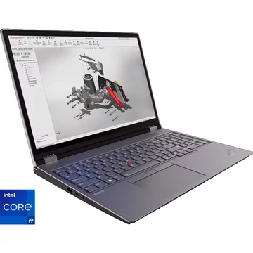 Lenovo ThinkPad P16 G2 (21FA000JGE) (szürke/fekete, Windows 11 Pro 64 bites, 40,6 cm-es (16 hüvelykes) és 60 Hz-es kijelző, 2 TB SSD)