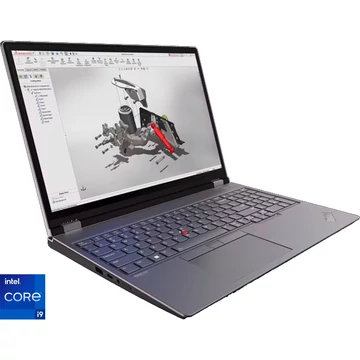 Lenovo ThinkPad P16 G2 (21FA0045GE) (szürke/fekete, Windows 11 Pro 64 bites, 40,6 cm-es (16 hüvelykes) és 60 Hz-es kijelző, 1 TB SSD)