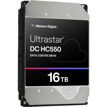 WD Ultrastar DC HC550 16 TB, merevlemez SATA 6 Gb/s, 3,5&quot; SE