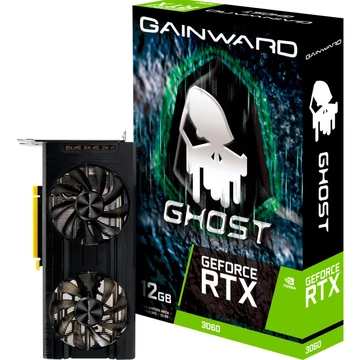 Gainward GeForce RTX 3060 GHOST, grafikus kártya 3x DisplayPort, 1x HDMI 2.1