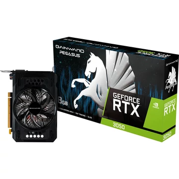 Gainward GeForce RTX 3050 Pegasus, grafikus kártya 1x DisplayPort, 1x HDMI 2.1, 1x DVI-D