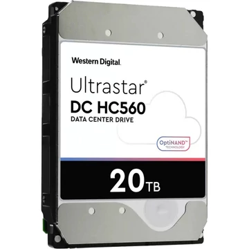 WD Ultrastar DC HC560 20 TB, merevlemez SATA 6 Gb/s, 3,5&quot; SE