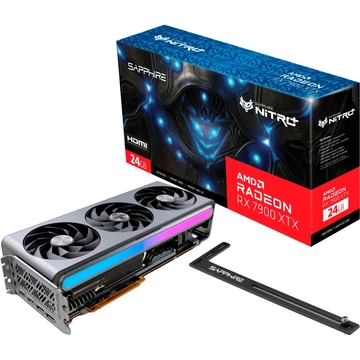 SAPPHIRE Radeon RX 7900 XTX NITRO+ Vapor-X 24 GB, grafikus kártya RDNA 3, GDDR6, 2x DisplayPort, 2x HDMI 2.1