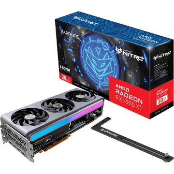 SAPPHIRE Radeon RX 7900 XT NITRO+ Vapor-X 20 GB, grafikus kártya RDNA 3, GDDR6, 2x DisplayPort, 2x HDMI 2.1