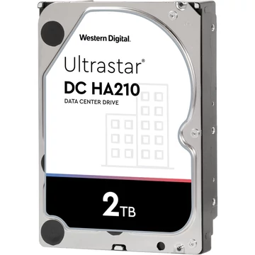 WD Ultrastar DC HA210 2 TB, SATA 6 Gb/s merevlemez, 3,5&quot;