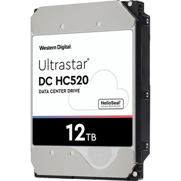 WD Ultrastar DC HC520 12 TB, SATA 6 Gb/s merevlemez, 3,5&quot;