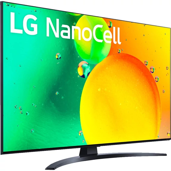 LG 43NANO769QA, LED televízió 108 cm (43 hüvelyk), fekete, UltraHD/4K, HDR, hármas tuner