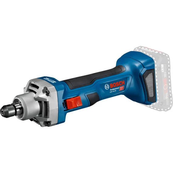 Bosch akkus egyenes köszörű GGS 18V-20 Professional solo kék/fekete, akkumulátor és töltő nélkül