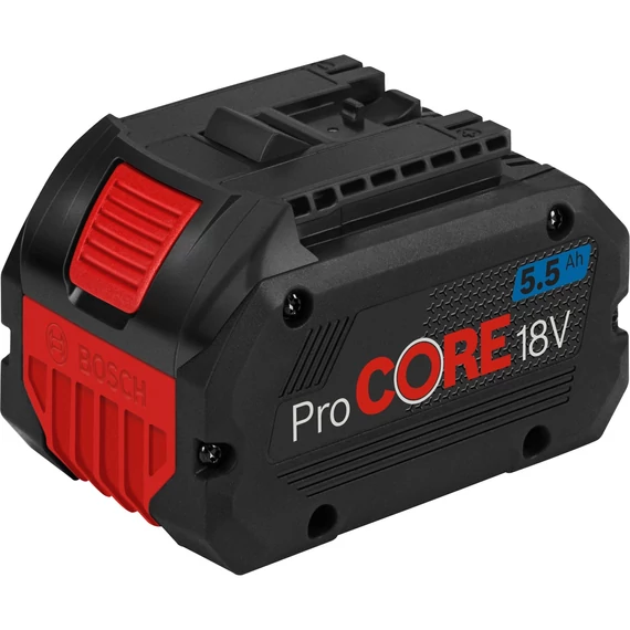 Bosch akkumulátor ProCORE 18V 5,5Ah Professional fekete/piros, AMPShare Alliance