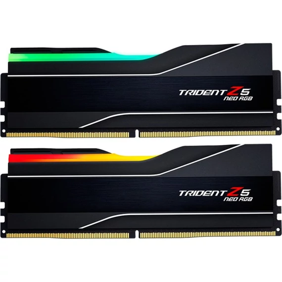 G.Skill DIMM 32 GB DDR5-6000 (2x 16 GB) dual kit, fekete RAM, F5-6000J3636F16GX2-TZ5NR, Trident Z NEO RGB, AMD EXPO