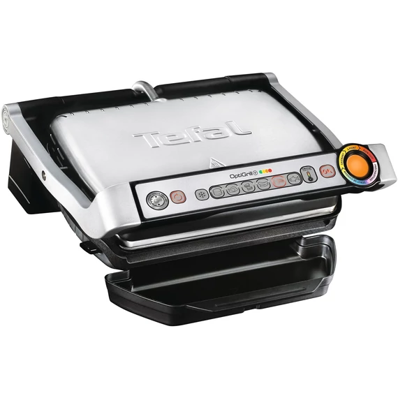 Tefal Optigrill+ GC712D34, kontakt grill ezüst/fekete, 2000 watt