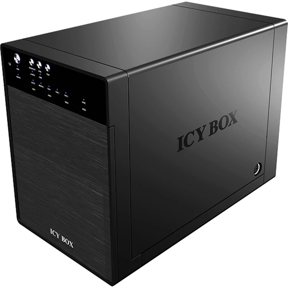 ICY BOX IB-3640SU3, meghajtóház fekete